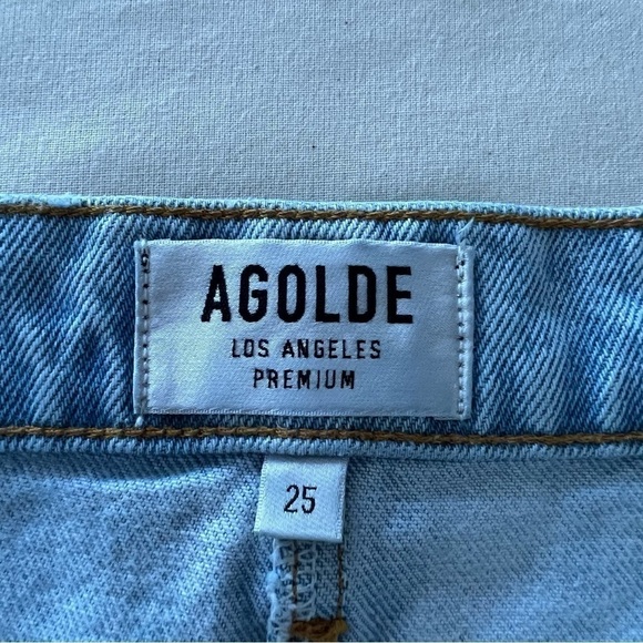 Agolde Quinn High Rise Skirt in Vega - Picture 10 of 16